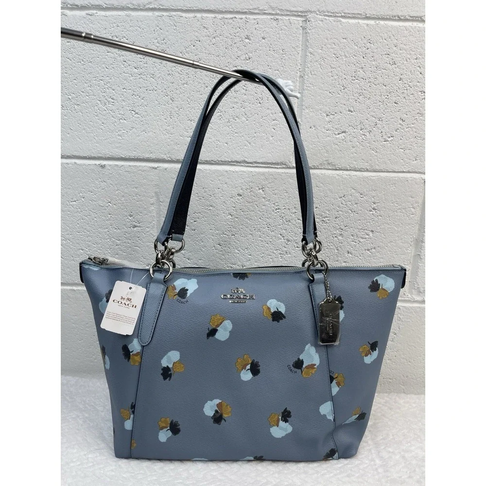 Coach Women's Ava Tote In‎ Field Floral Print Coated Canvass Bag NWT